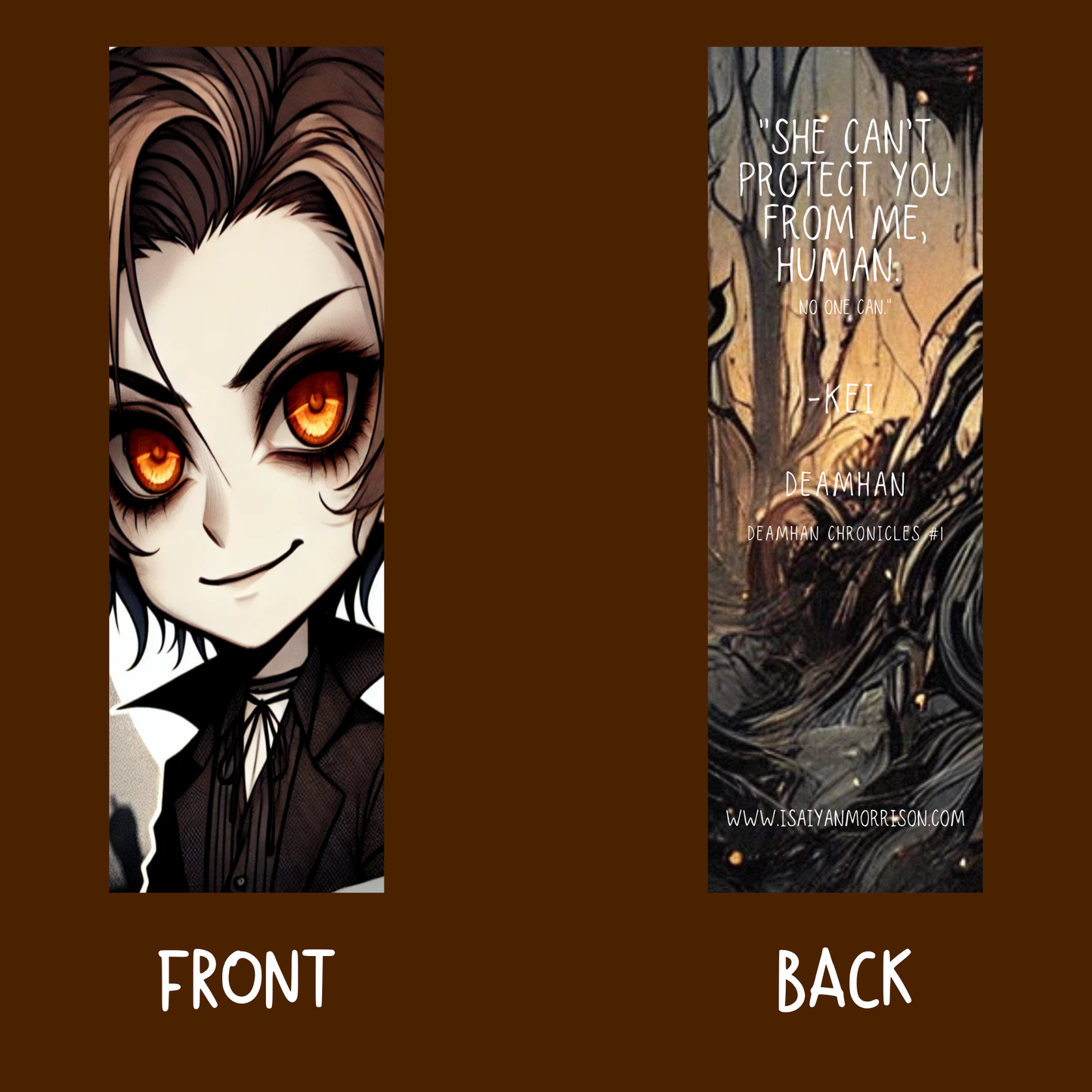 She Can't Protect You From Me - Kei bookmark